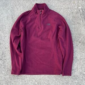 The North Face Maroon Women’s Fleece Pullover size M